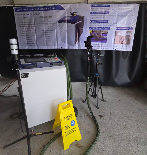 Laser continu 6 kW