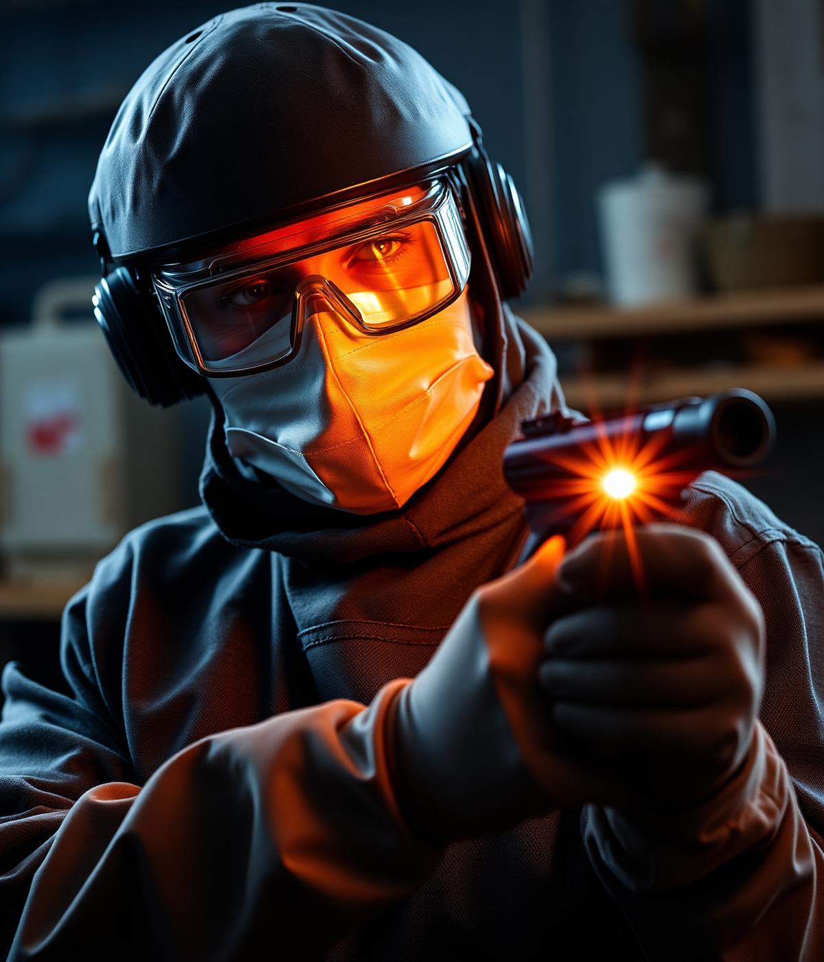 Artisan Laser clean 85 en équipement de protection